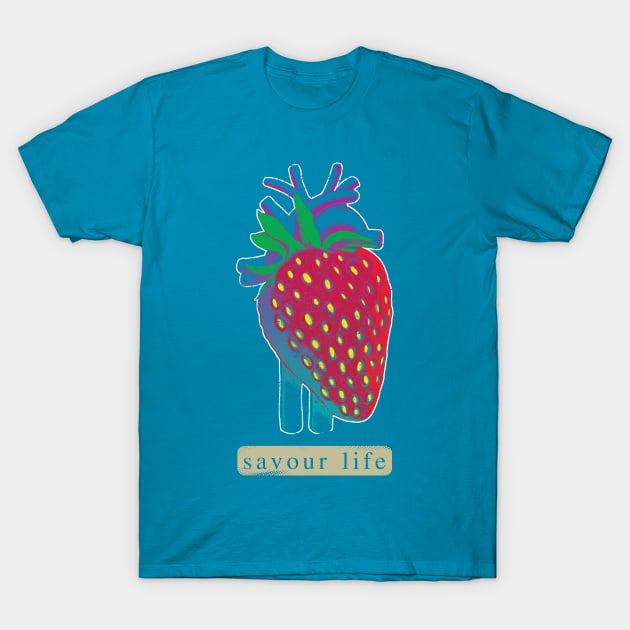 savour life T-Shirt by nickmanofredda